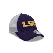 LSU New Era 940 Cotton Trucker Mesh Adjustable Hat